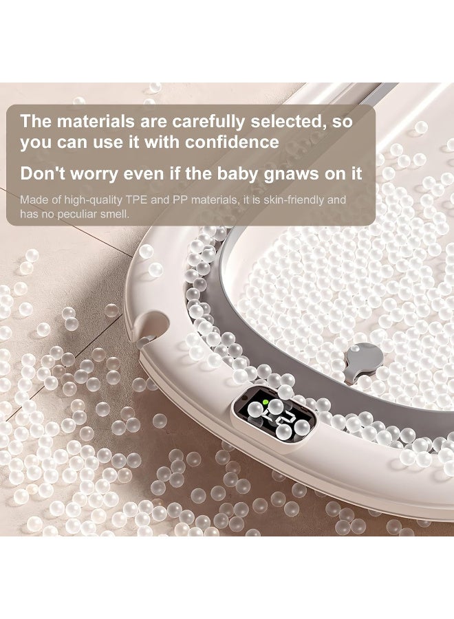 HI-FINE Baby Bath tub Foldable,Baby Bath Tub for Infants to Toddler,with Thermometer & Soft Floating Cushion,Durable No-Slip Hanging Portable Bathtub for Newborns to Toddler 0-36 Months - Image 2